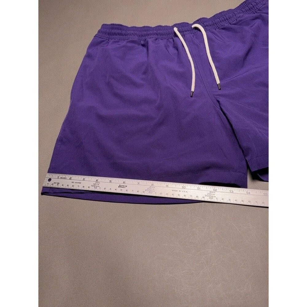 Polo Ralph Lauren Lined Swim Trunks Board Shorts Purple Men's Size 2XL
